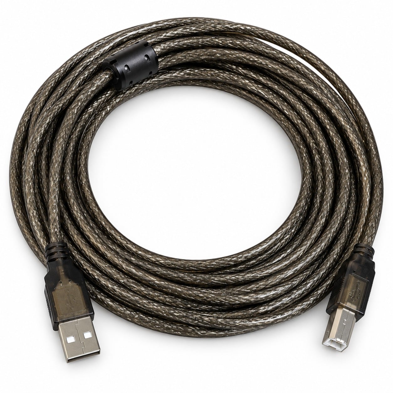 SINYE TECH 5M USB 2.0 Printer Cable - Grey