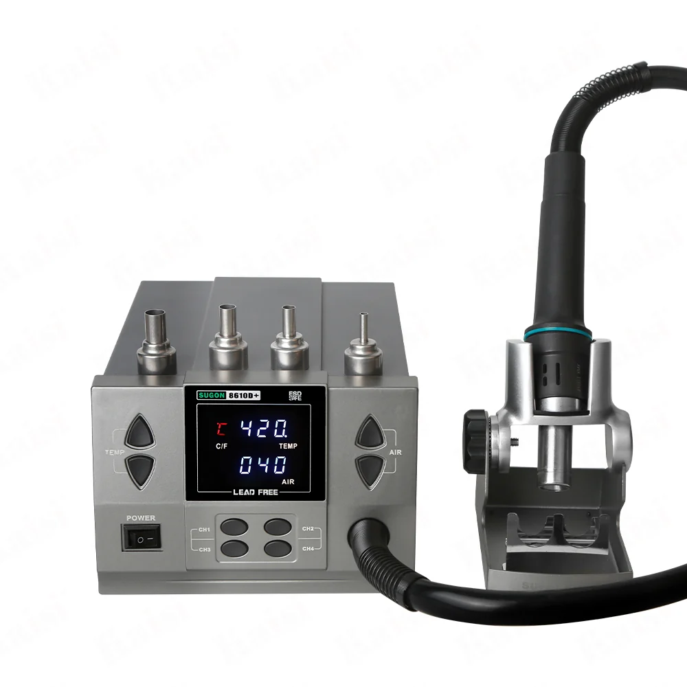 SUGON 8610D+ 1000W Digital Hot Air Gun Rework Station