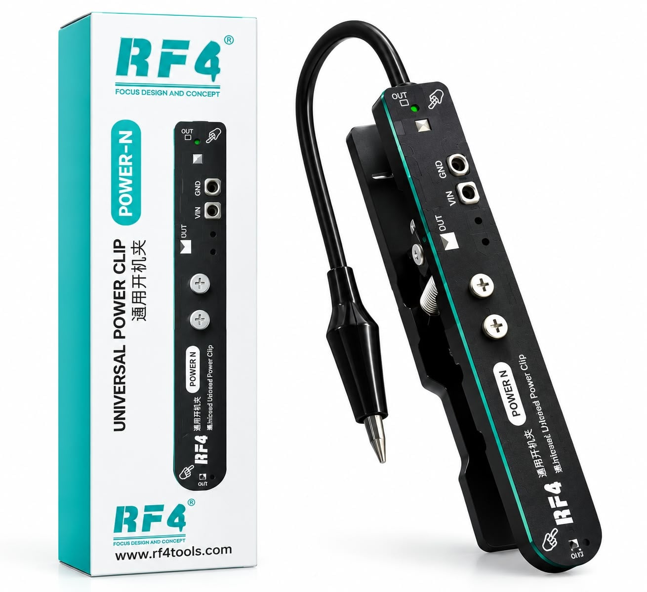 RF4 POWER N Universal Motherboard Power-On Clip