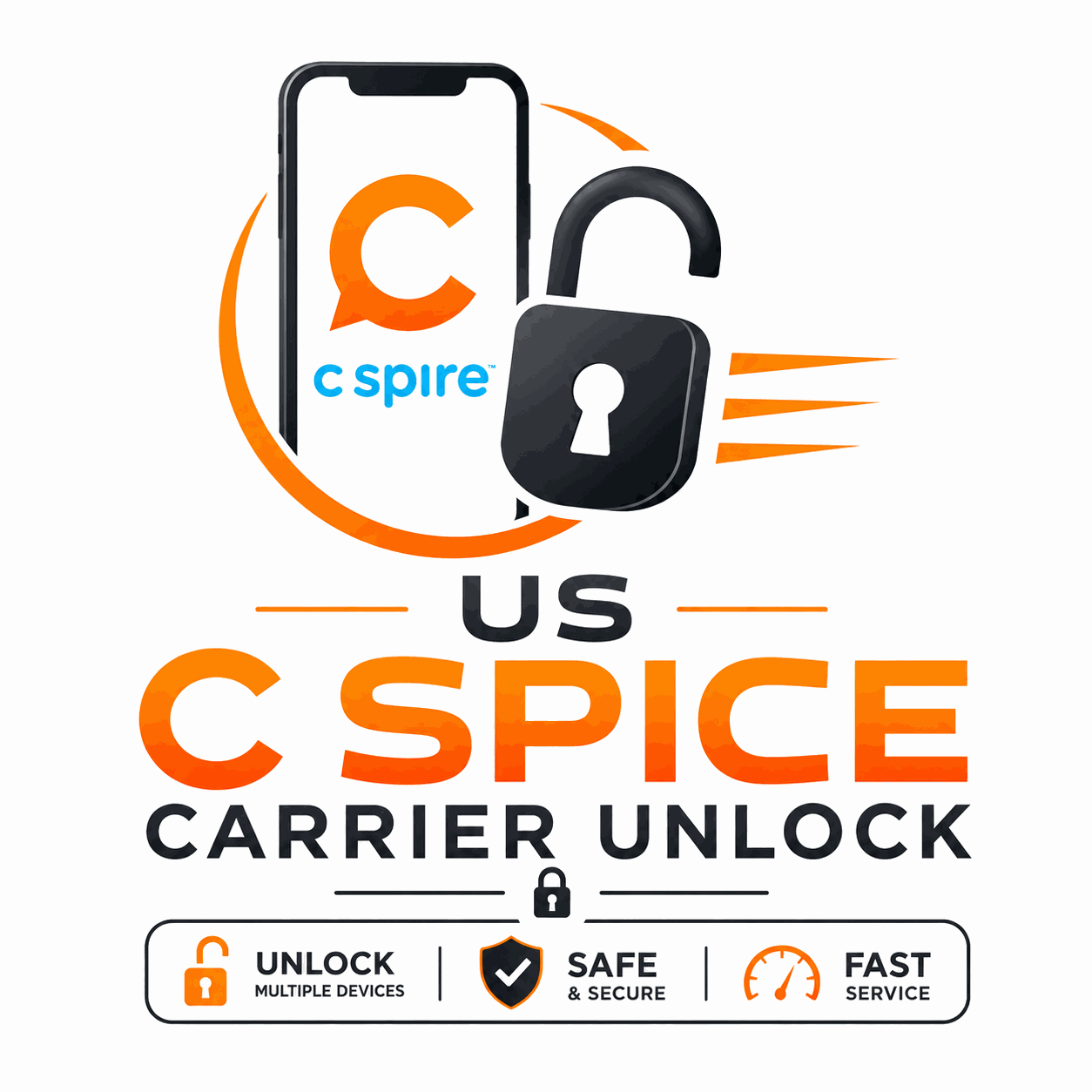 US C Spire Clean Unlock | iPhone & Generic All Models