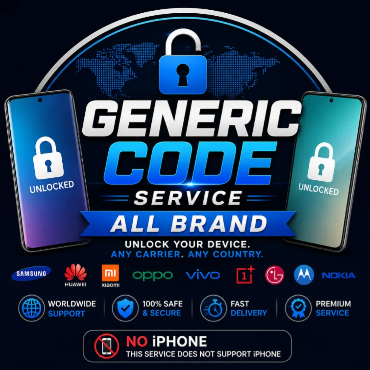 O2 UK GENERIC ALL MODELS (EXCEPT iPHONE) - CLEAN