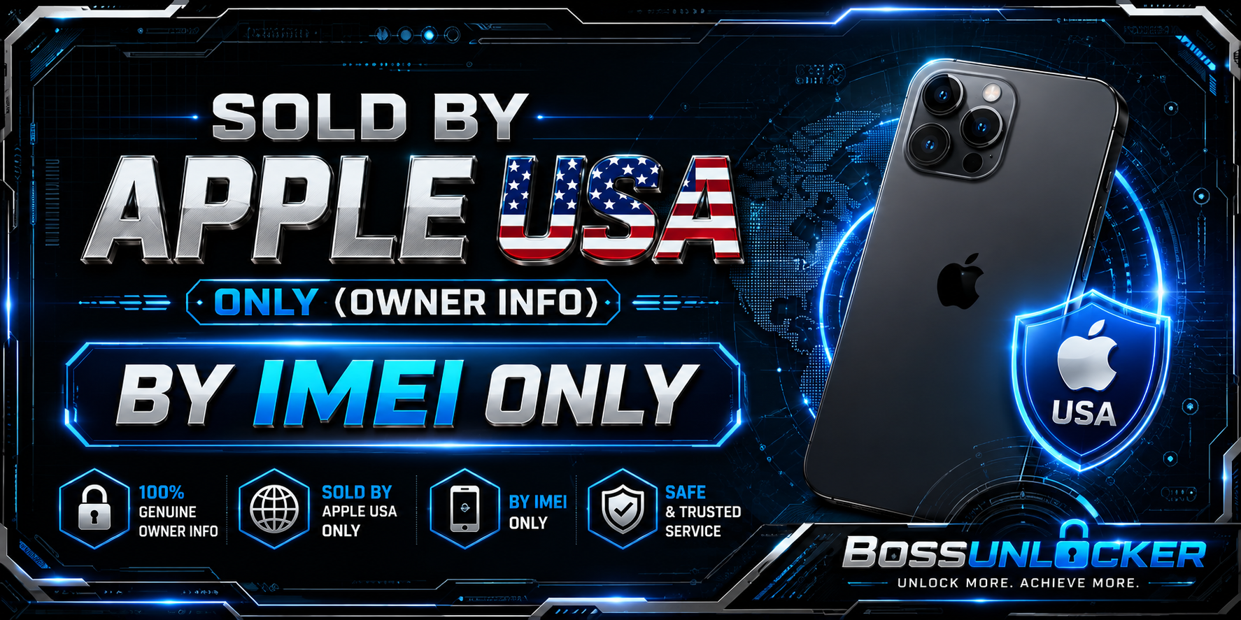 Sold By Apple USA - Only (Owner Info) By IMEI ONLY