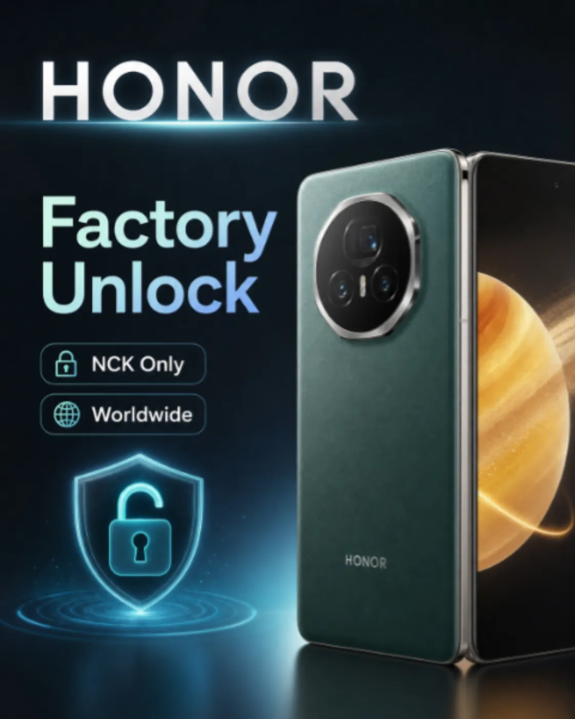 Honor Worldwide – Factory Unlock Code [NCK Only] Exclusive Service