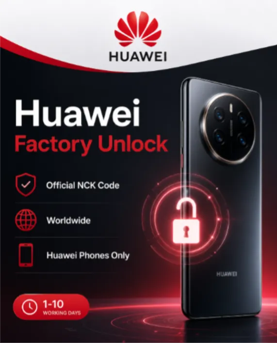 Huawei Worldwide Factory Code [Only NCK] [Exclusive Service]