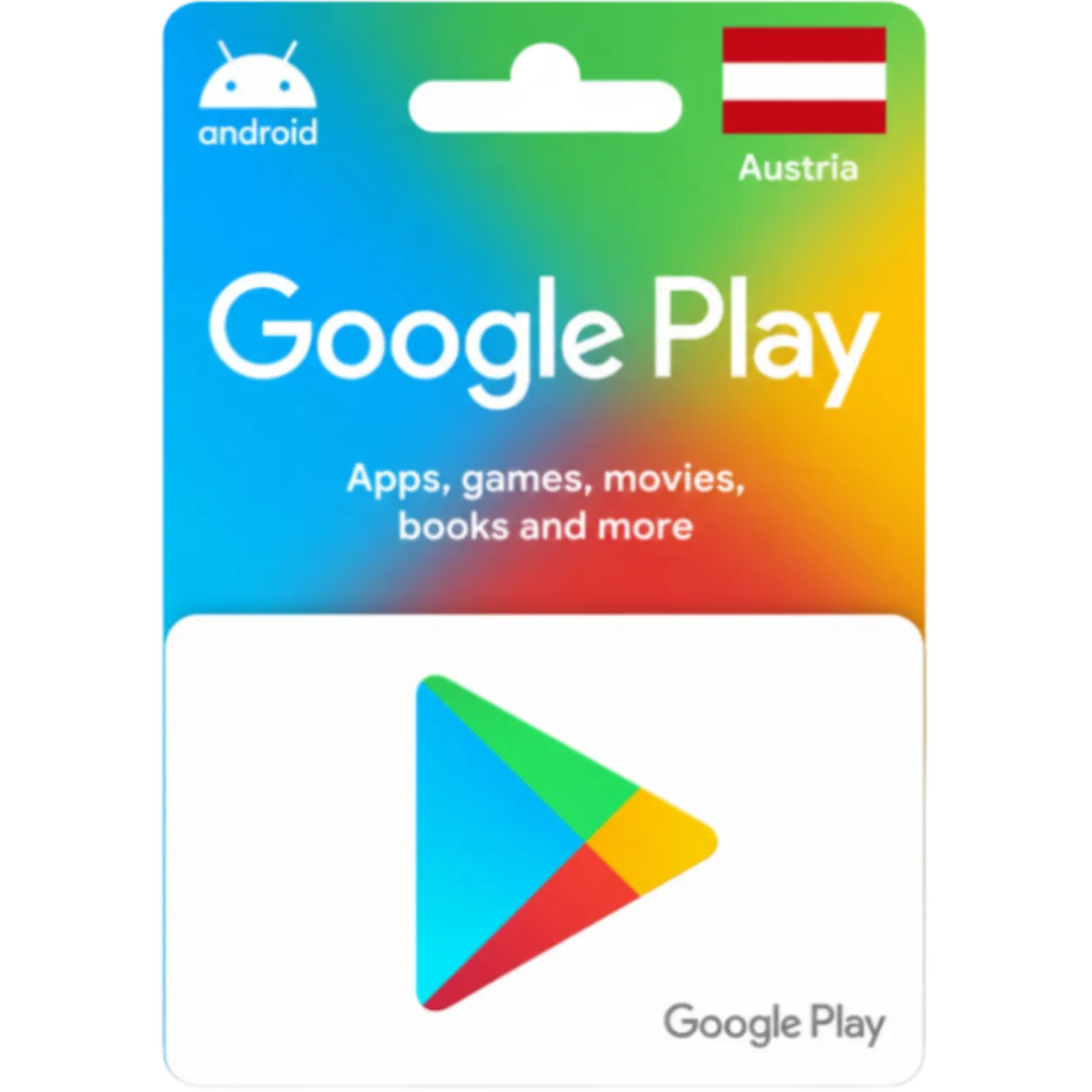 Google Play Store Gift Card Austria €50