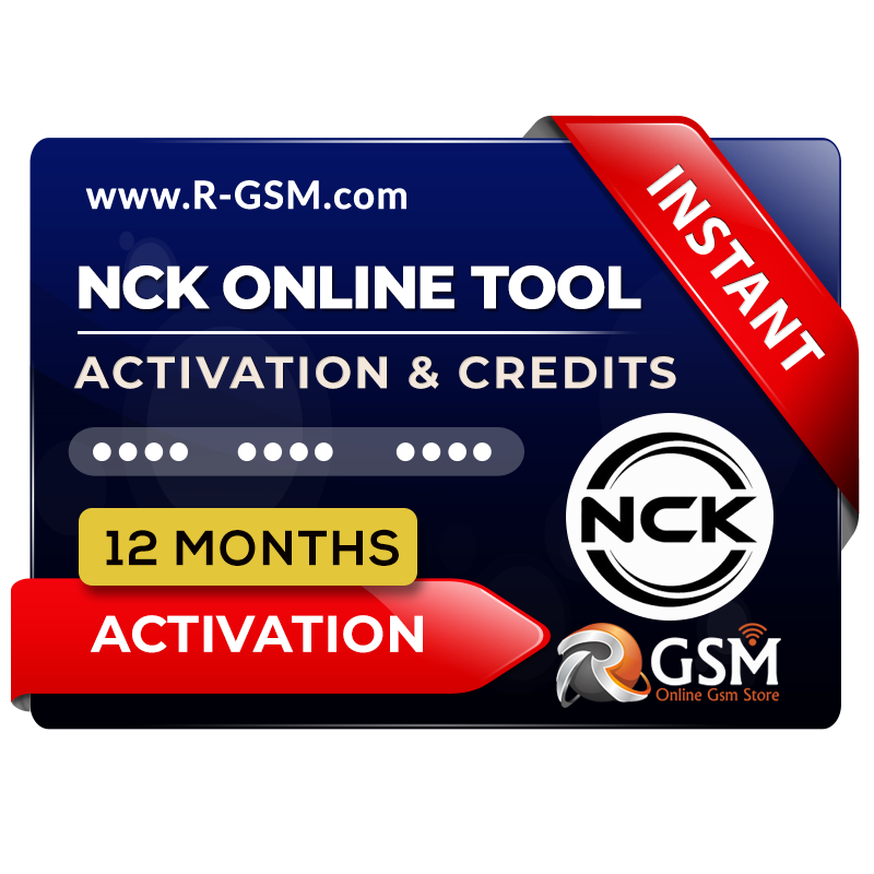 NCK Online Tool 12 Month Activation