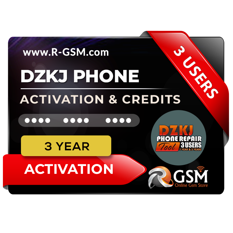 DZKJ Phone Repair Tools 3 Users - 3 Year - Activation Code