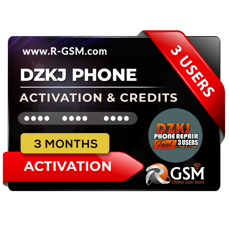 DZKJ Phone Repair Tools 3 Users - 3 Months - Activation Code