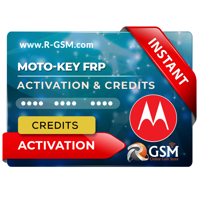 Moto-Key (MWorker-Tool) Unlock / FRP Credits [INSANT] 24/7