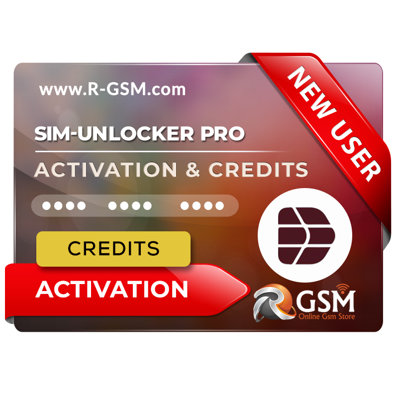 Sim-Unlocker Pro Credit Create New Account