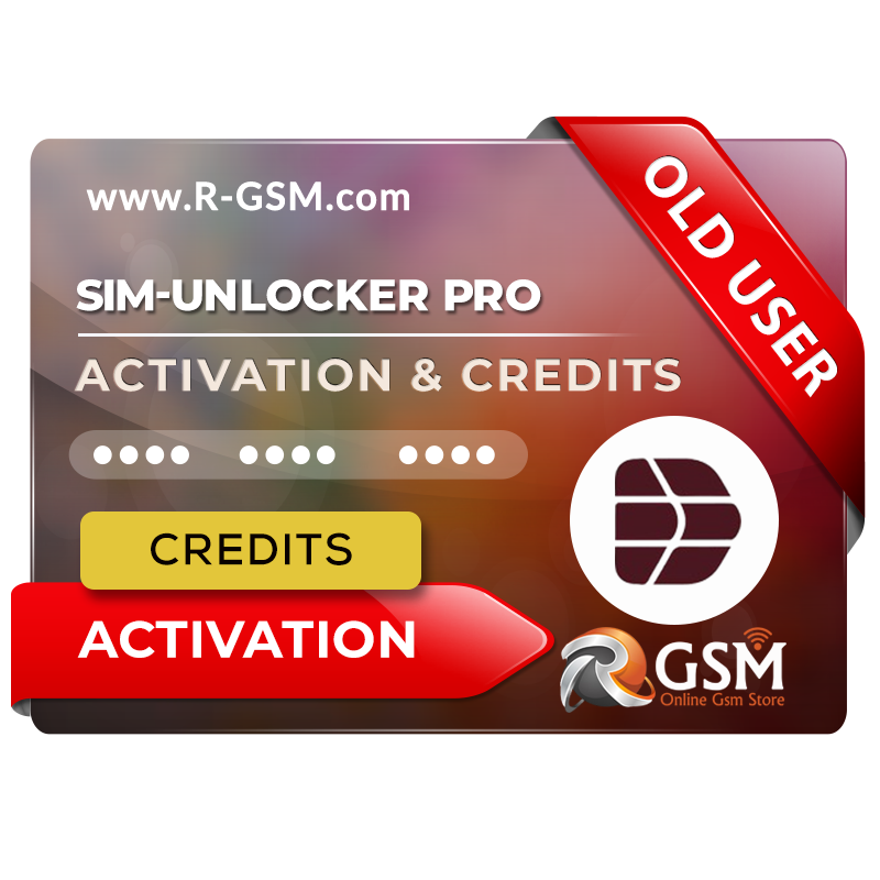 Sim-Unlocker Pro Credit Refill / ReCharge Old Account