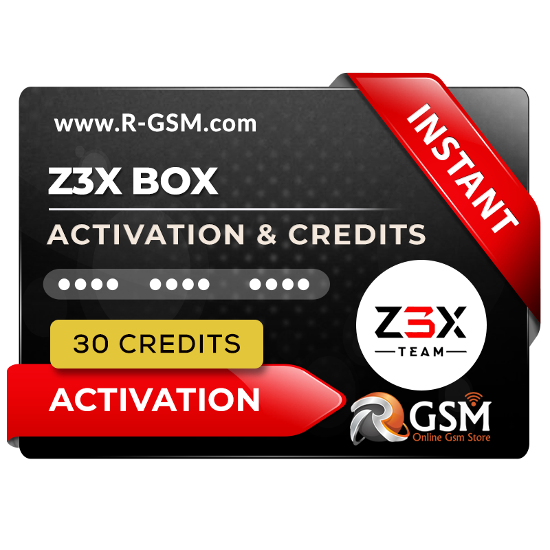 Z3X Unlock Credits ( 30 Credits Pack )