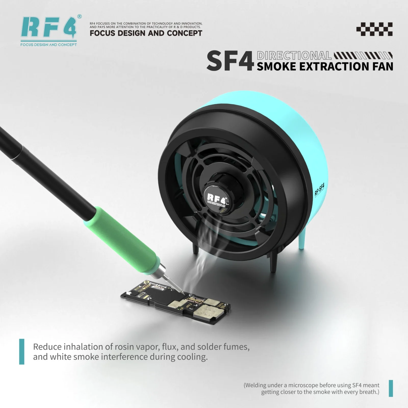 RF4 RF-SF4 Powerful Directional Smoke Extraction Fan
