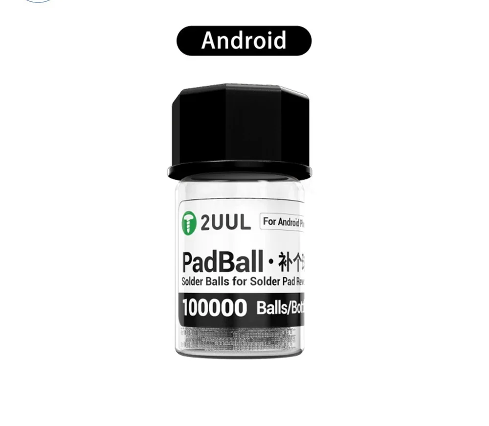 2UUL PadBall Solder Balls For Android – 100,000 Balls/Bottle
