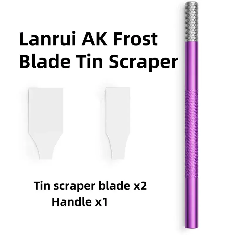 Lanrui AK Frost Blade Non-Magnetic Ceramic Tin Scraper Set