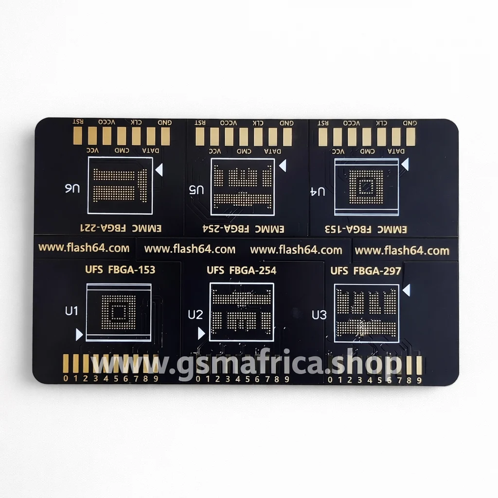 Flash 64 BGA ISP Board Card
