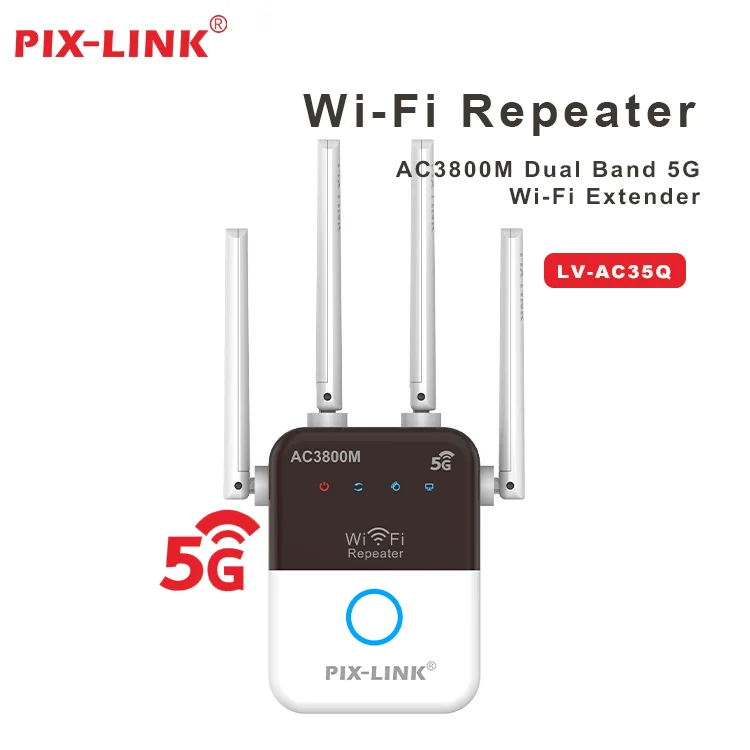 PIX-LINK LV-AC35Q 3800M 5G Wireless Repeater Accessories