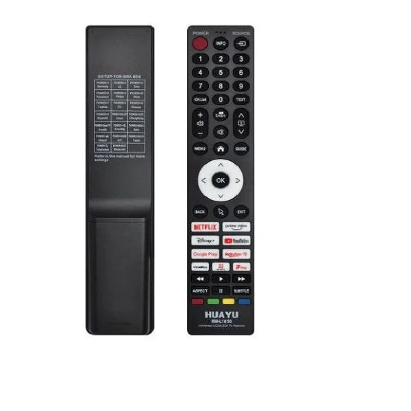 Huayu RM-L1850 Universal LCD/LED TV Remote Control