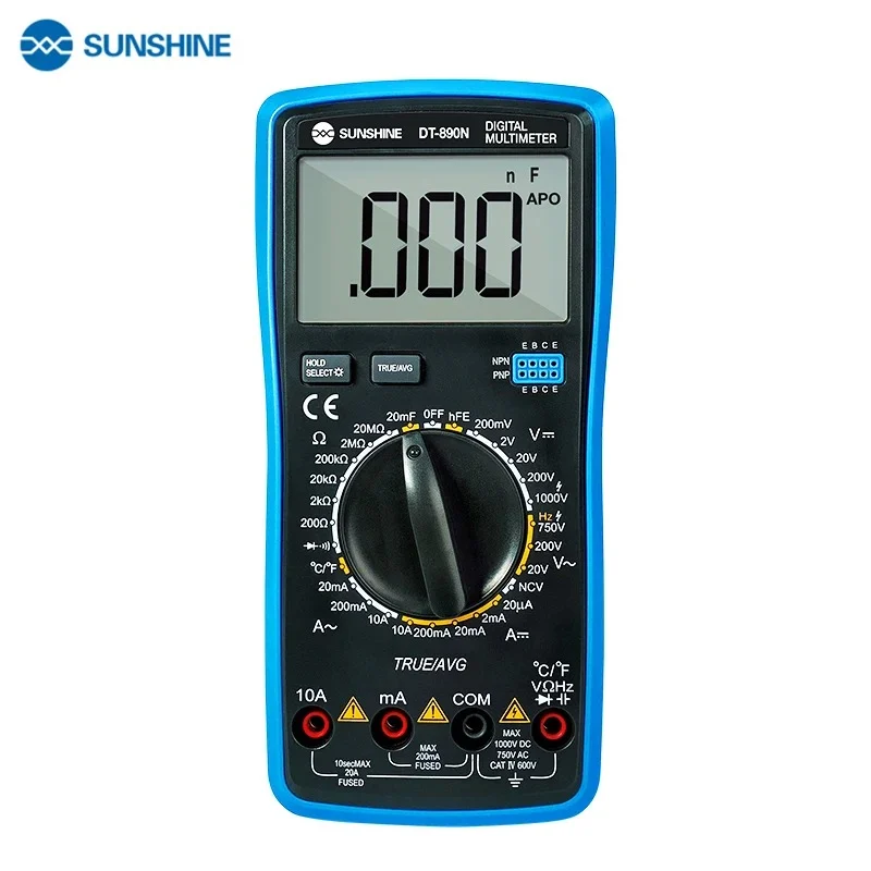 Sunshine DT-890N True RMS Digital Multimeter