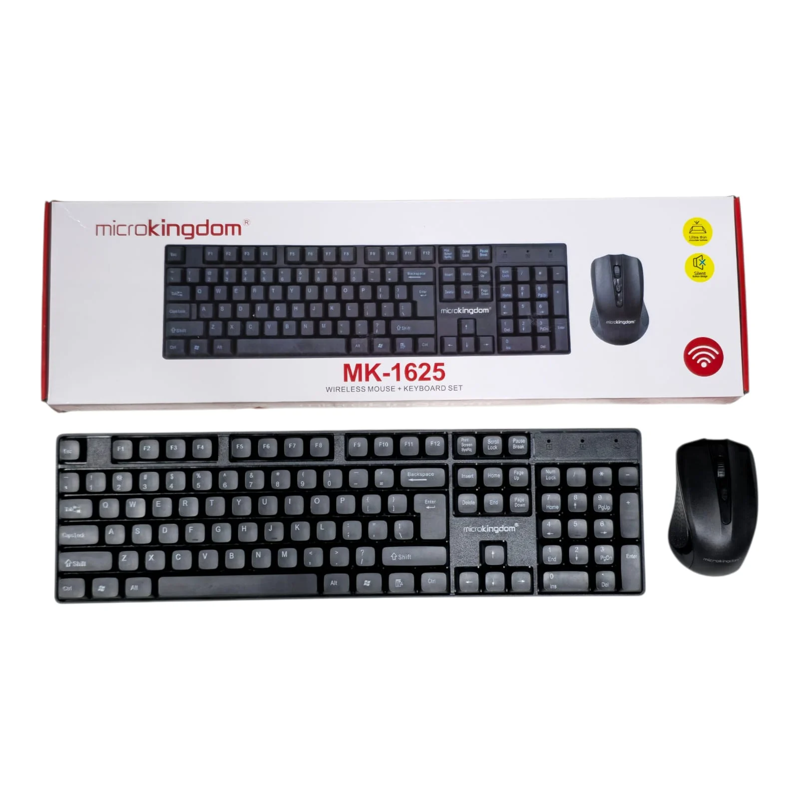 MicroKingdom MK-1625 Wireless Keyboard and Mouse Keyboard