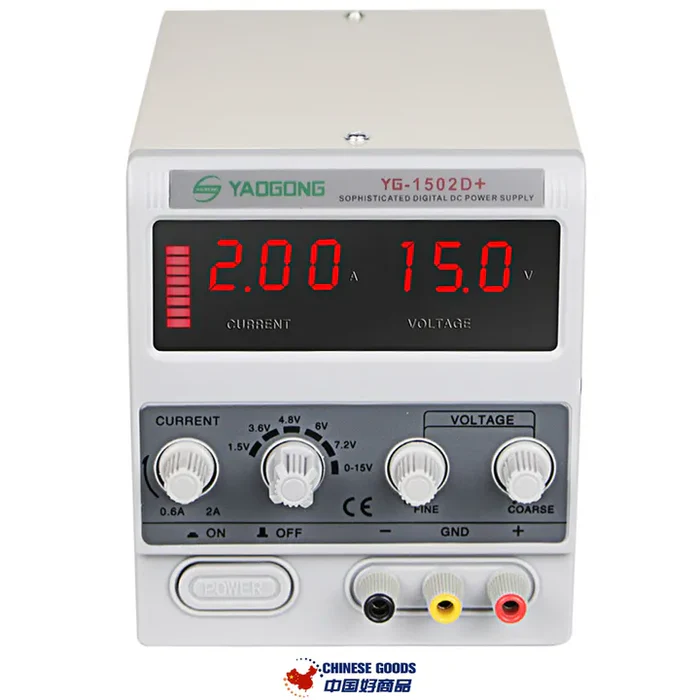 Yaogong YG-1502DD Adjustable DC Power Supply 0–15V / 2A