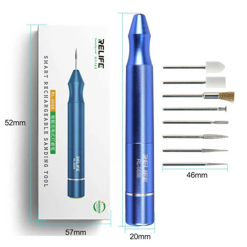 Relife RL-068B Smart Rechargeable Sanding Tool Pen