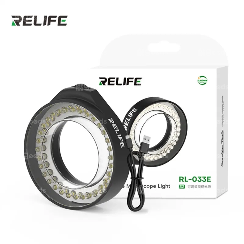 Relife RL-033E Adjustable Microscope LED Ring Light