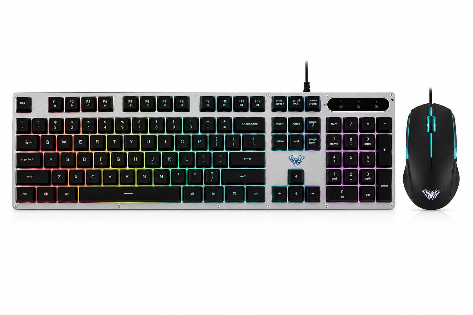WIND T630 RGB Wired Gaming Keyboard & Mouse Combo – 104-Key
