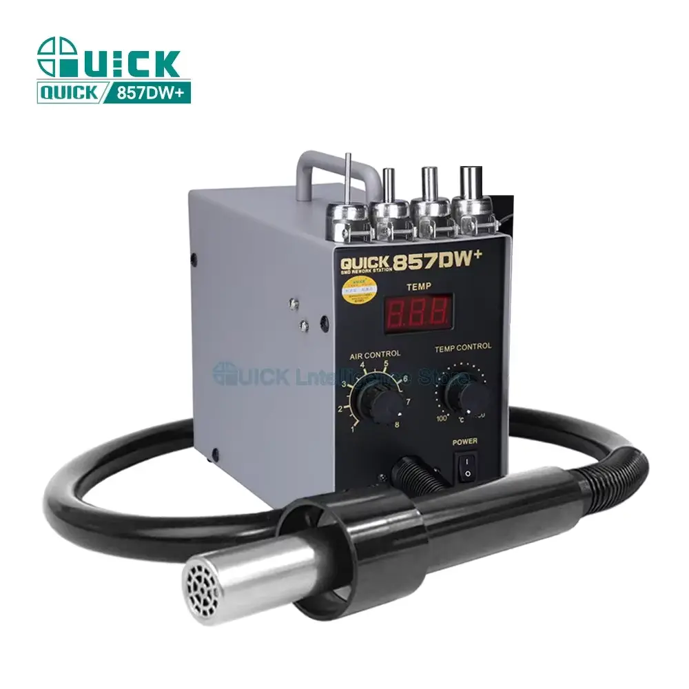 Quick 857DW+ 580W Adjustable Hot Air Rework Station