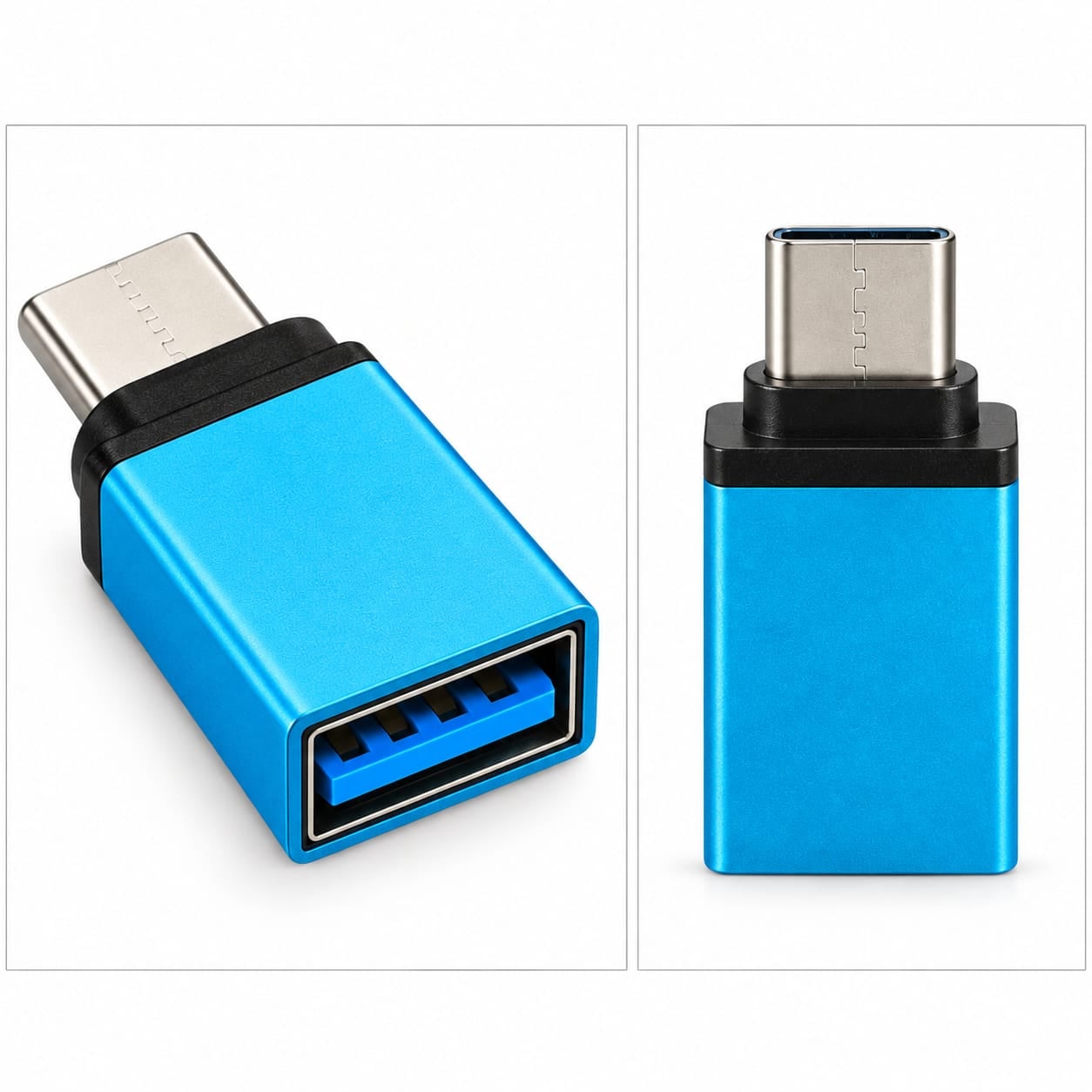 Compact USB-C to USB-A Female OTG Adapter