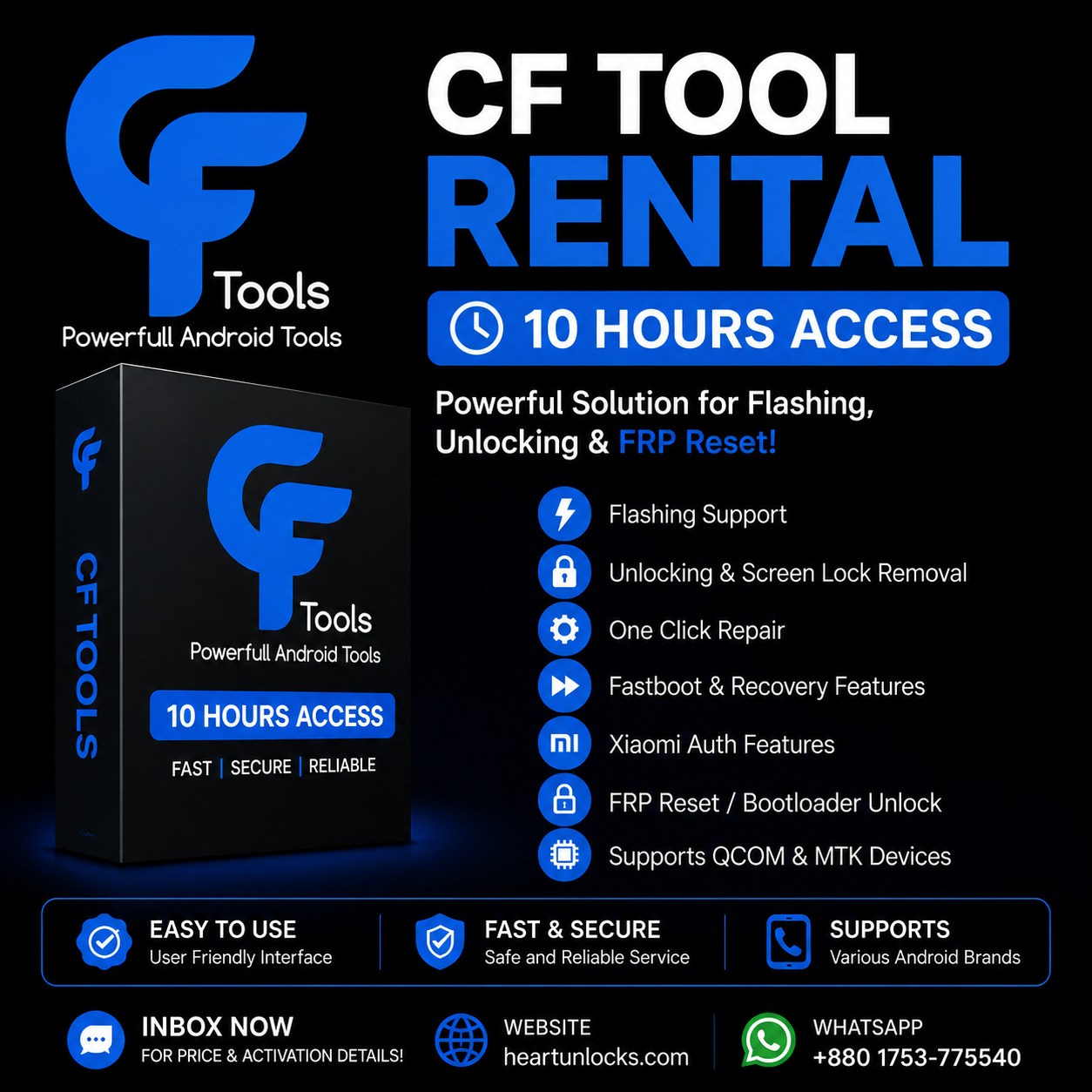 CF Tools Rent [6 Hours ]