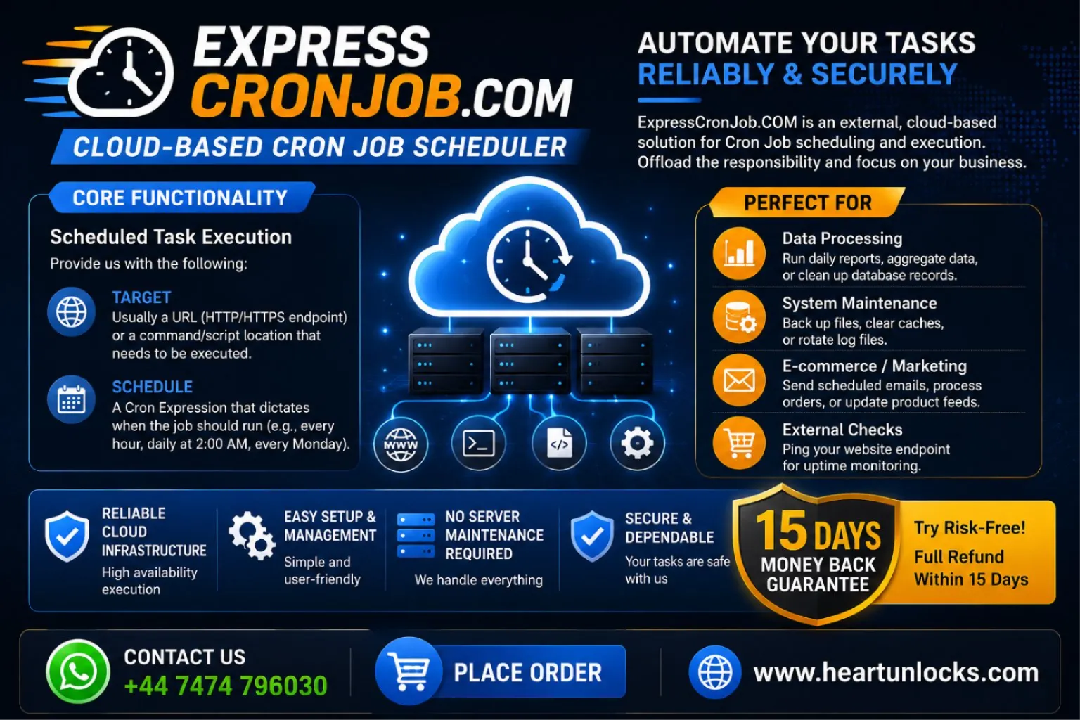 ExpressCronJob.COM [ 15 DAYS MONEY BACK GUARANTEE ] Instant/Auto API