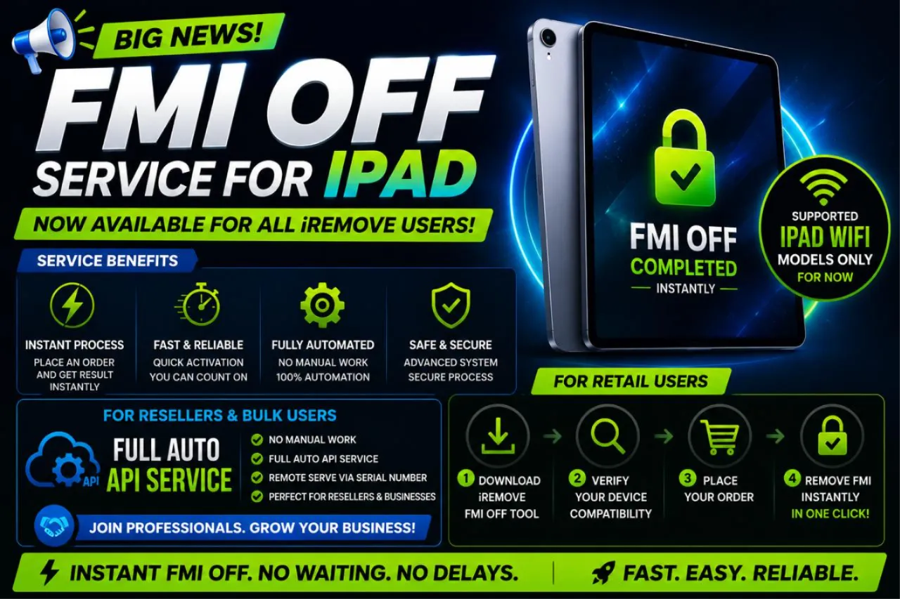 FMI OFF - iPad (10th generation) - WiFi Model Only - [iPad13,18]