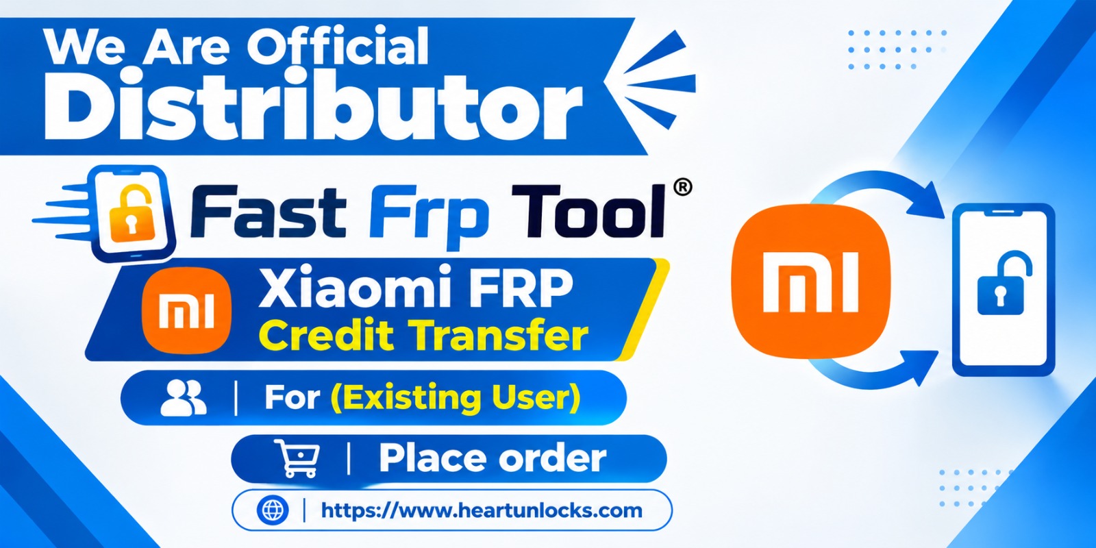 Fast Frp Tool Xiaomi FRP Credit Transfer For (Existing User)