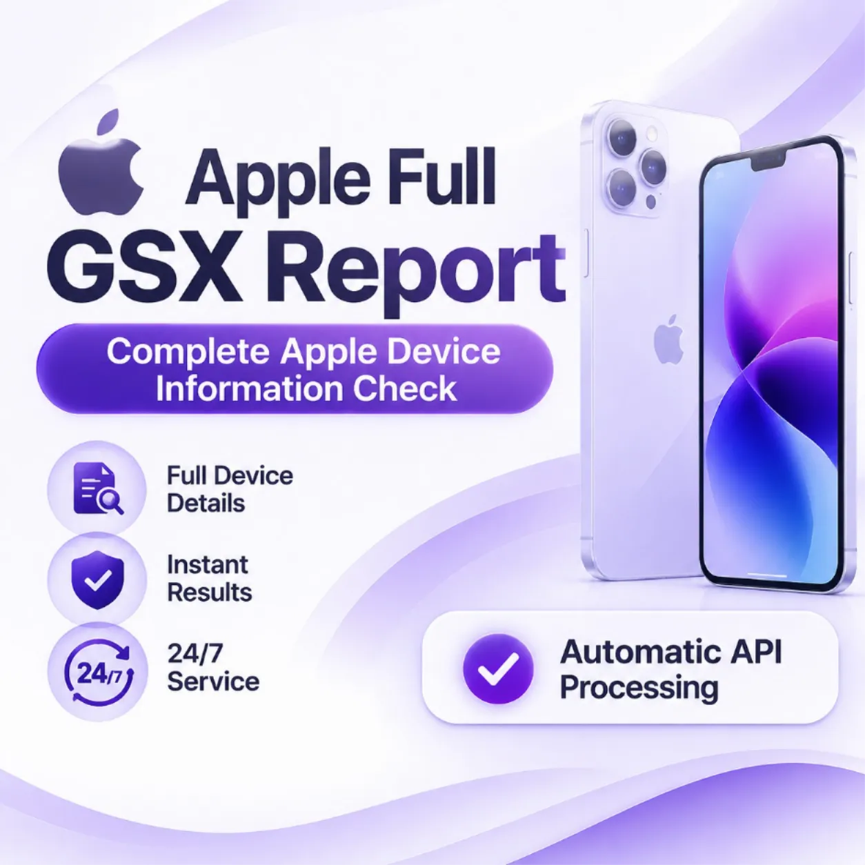 Apple Full GSX Report — Complete Apple Device Information Check