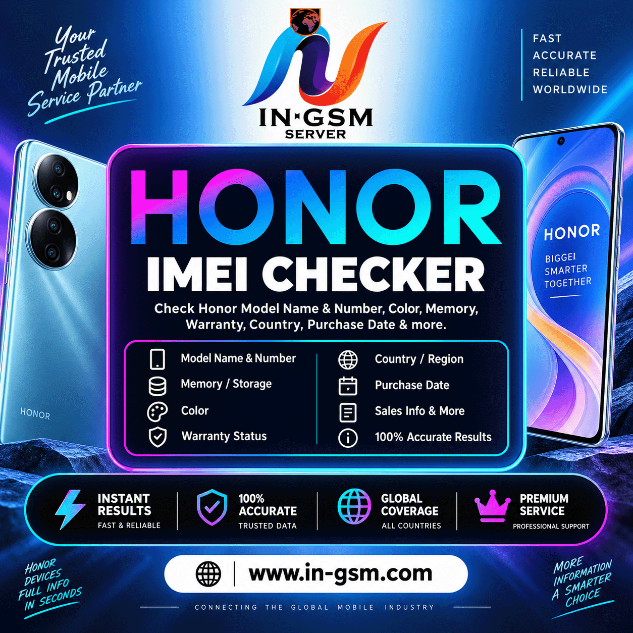 Honor Devices Info & Country/Carrier Check [SN / IMEI]