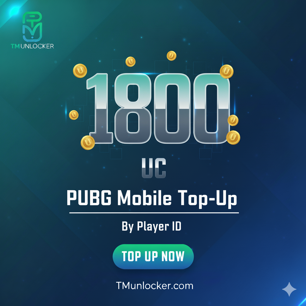 PUBG Mobile 1800 UC Top-Up By Player ID
