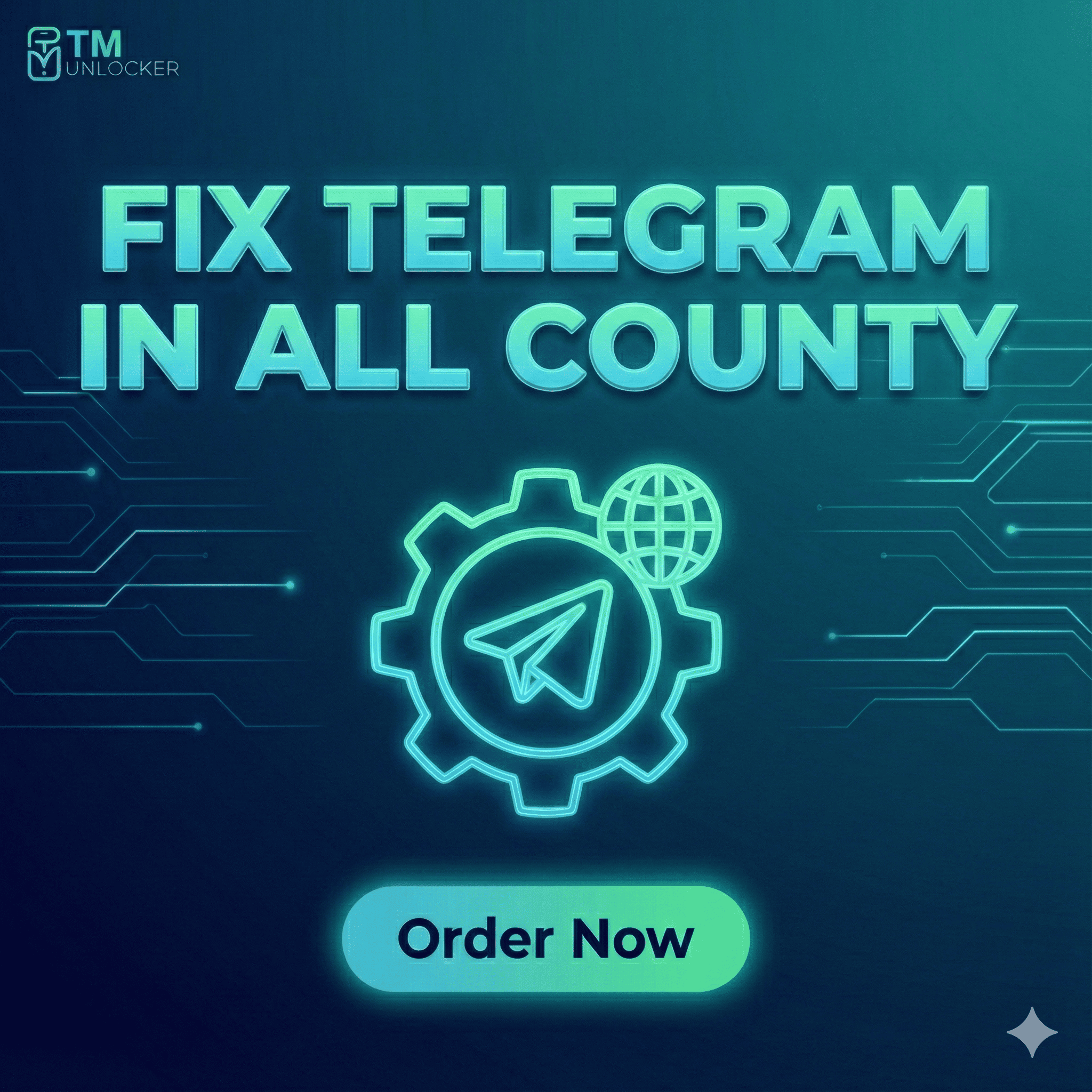 Fix Telegram in All County